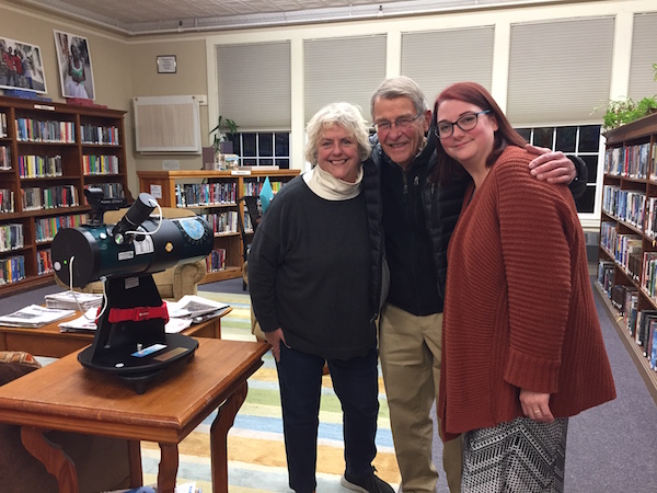 Telescope Donated to a Deserving Library