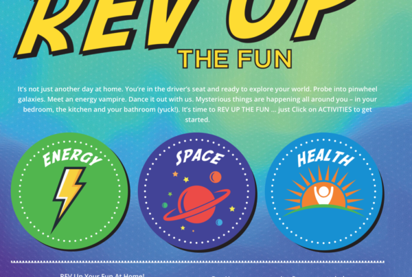 front page of the Rev Up the Fun website