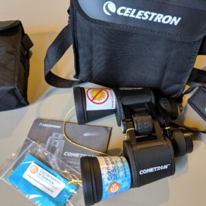 Night Sky Binocular Backpack kit photo, showing binoculars and accessories